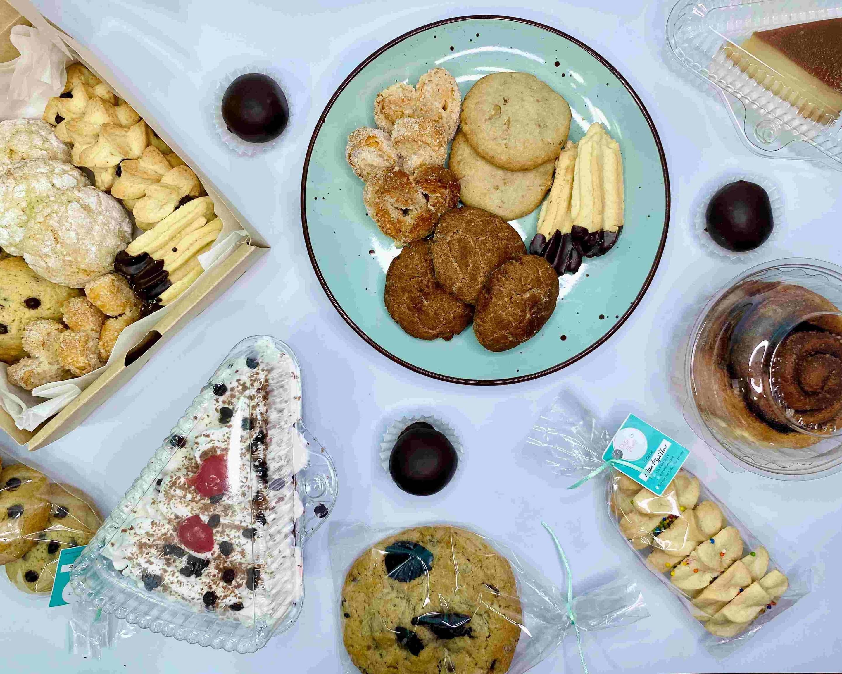 Boxes, galletas y porciones reales de Dulce Morita